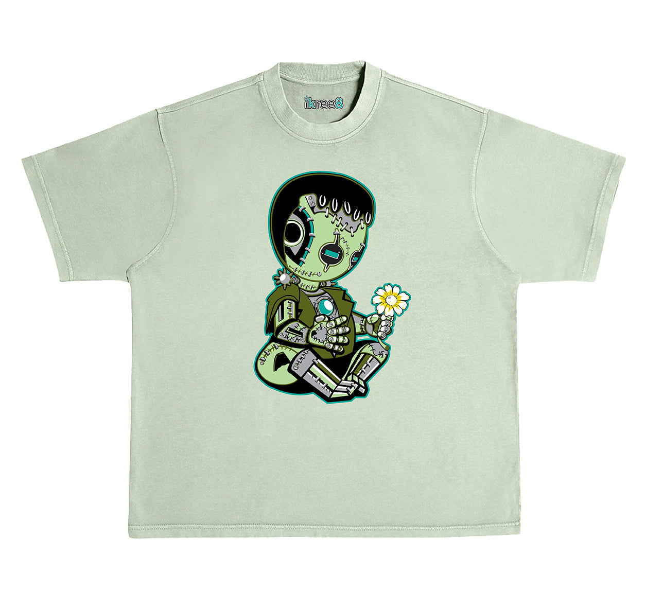 iKree8 • Frankenstein Oversized Urban Heavy Tee
