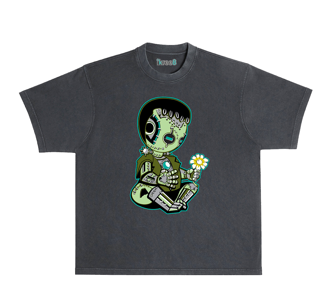 iKree8 • Frankenstein Oversized Urban Heavy Tee