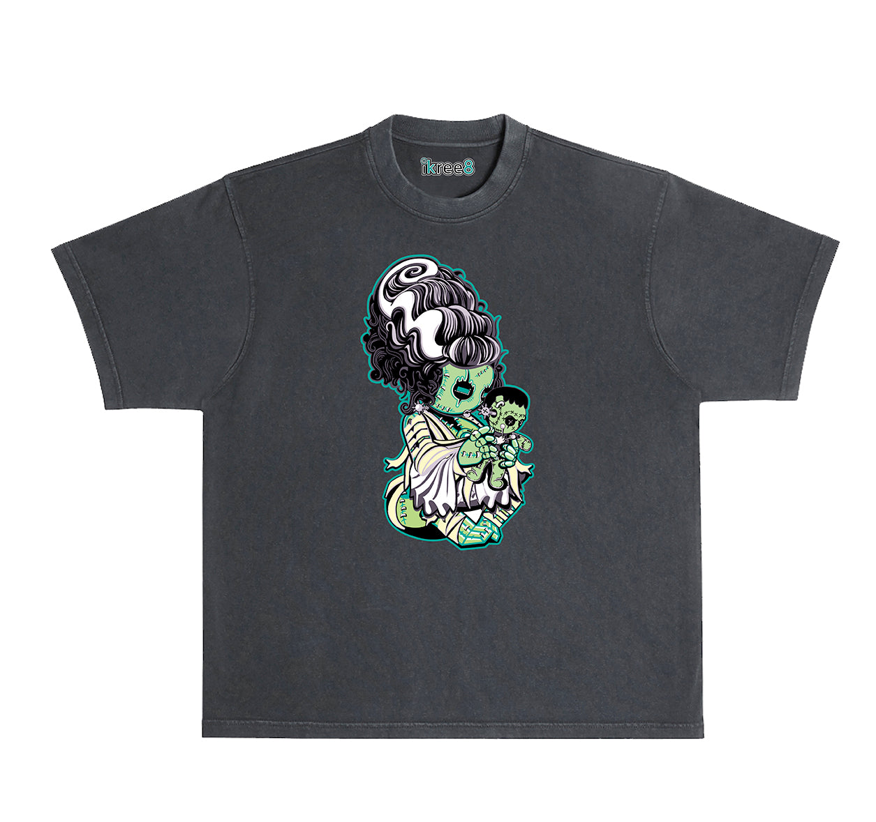 iKree8 • The Bride of Frankenstein Oversized Urban Heavy Tee