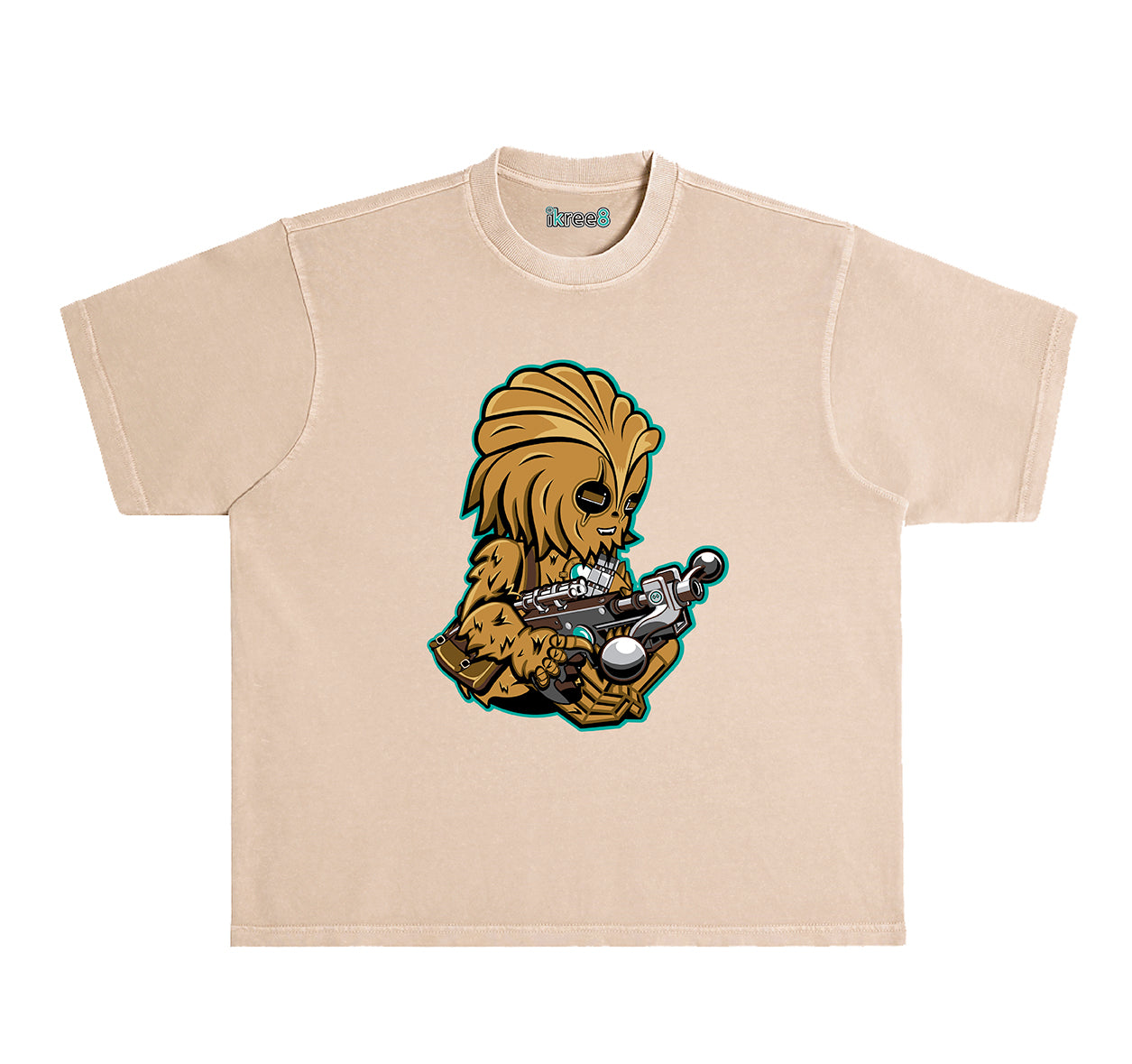 iKree8 •  Chewie Oversized Urban Heavy Tee