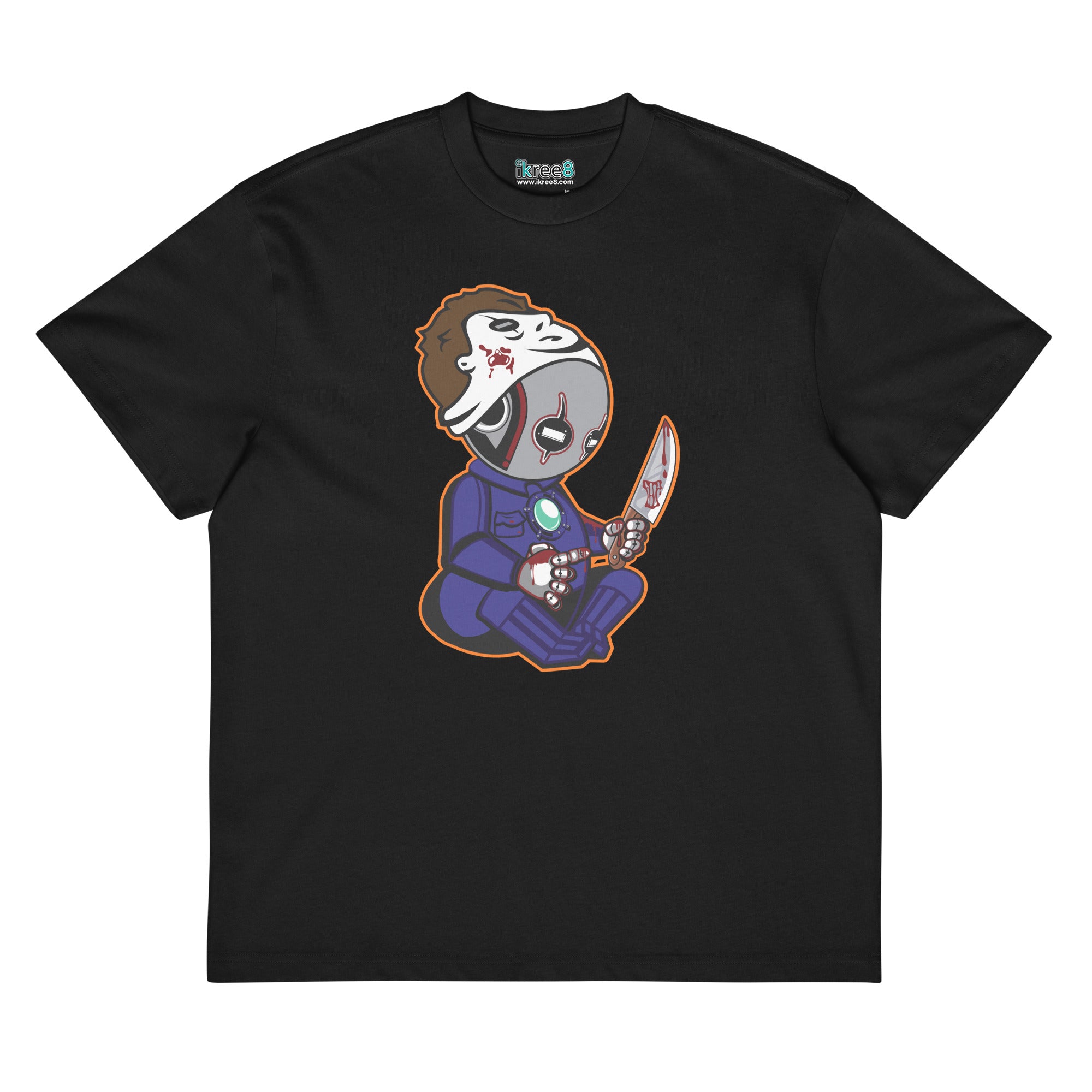 iKree8 • Halloween Myers Oversized High Neck T-Shirt