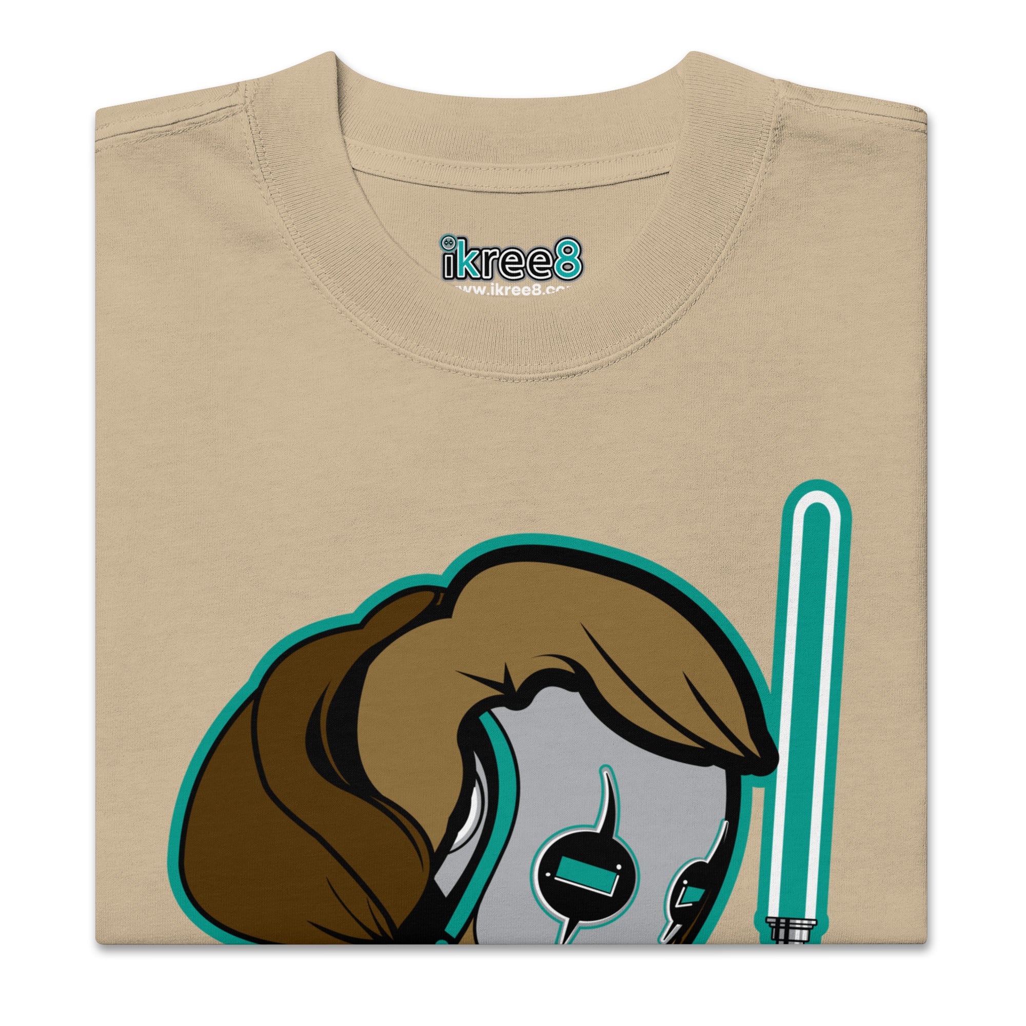 iKree8 • Kenobi Oversized High Neck T-Shirt